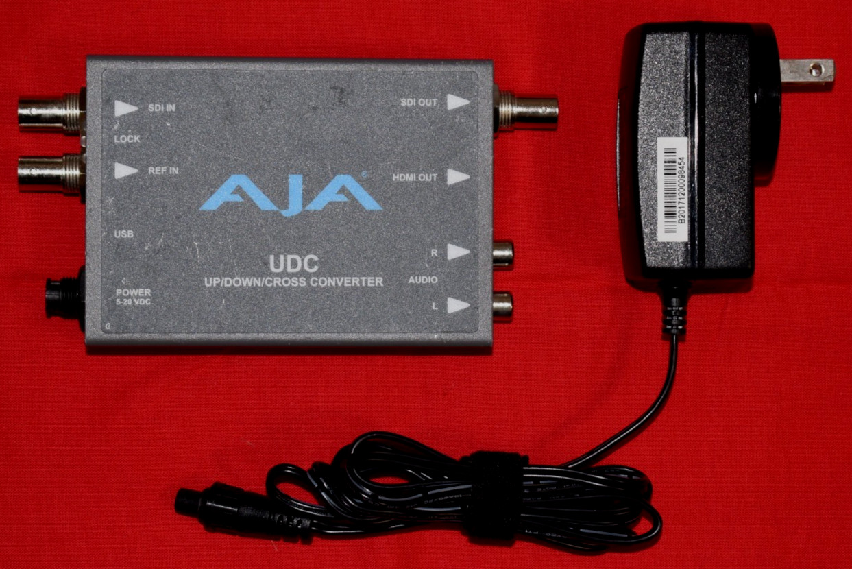 AJA UDC UP/DOWN/CROSS Converter W/Power Supply