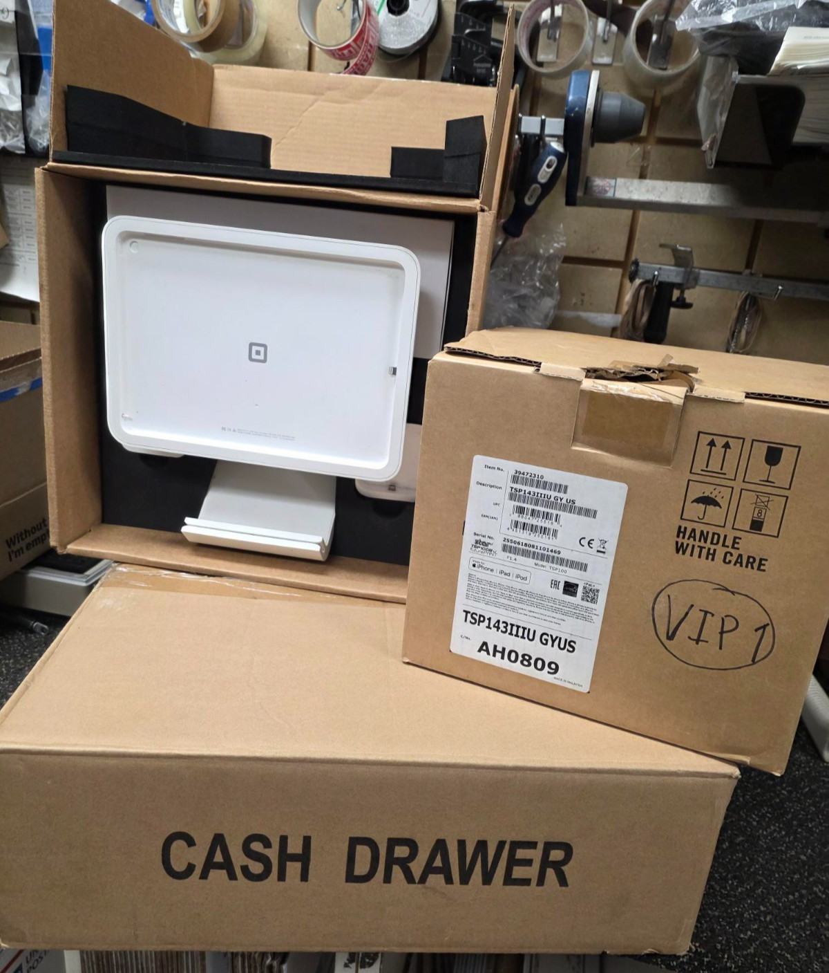 Square POS System - Cash Register, Tap To Pay, Star Printer, (READ)