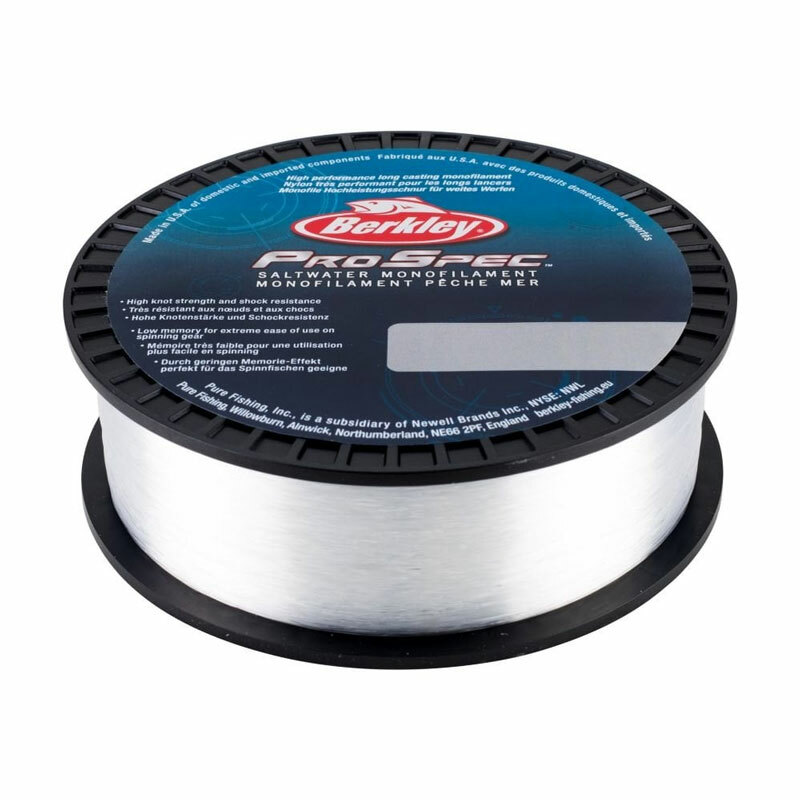 Berkley Pro Spec 300m Saltwater Mono Monofilament Red Yellow Sea Fishing Line