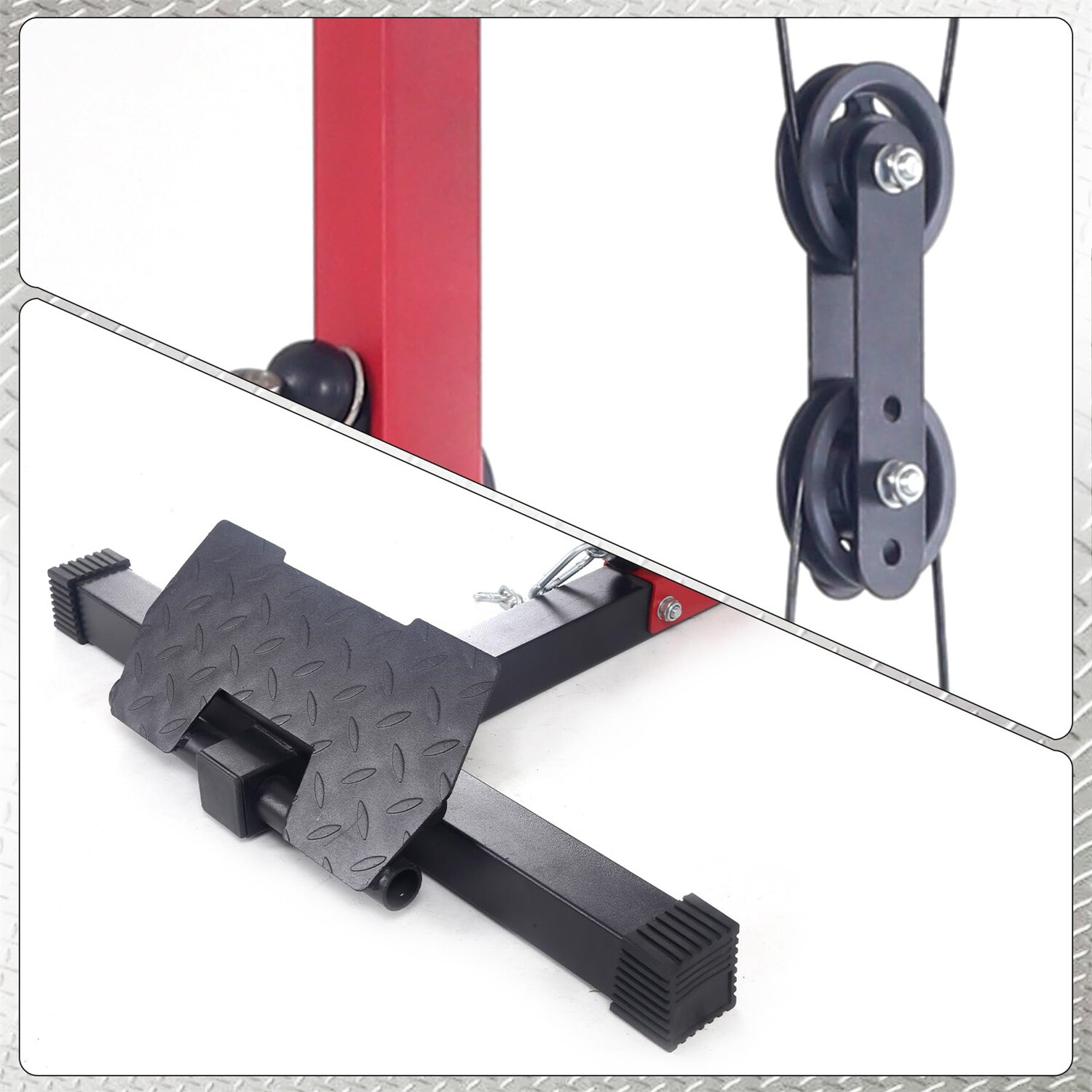 Multi-Functional LAT Pulldown Machine Cable Machine w/ High & Low Pulley Station