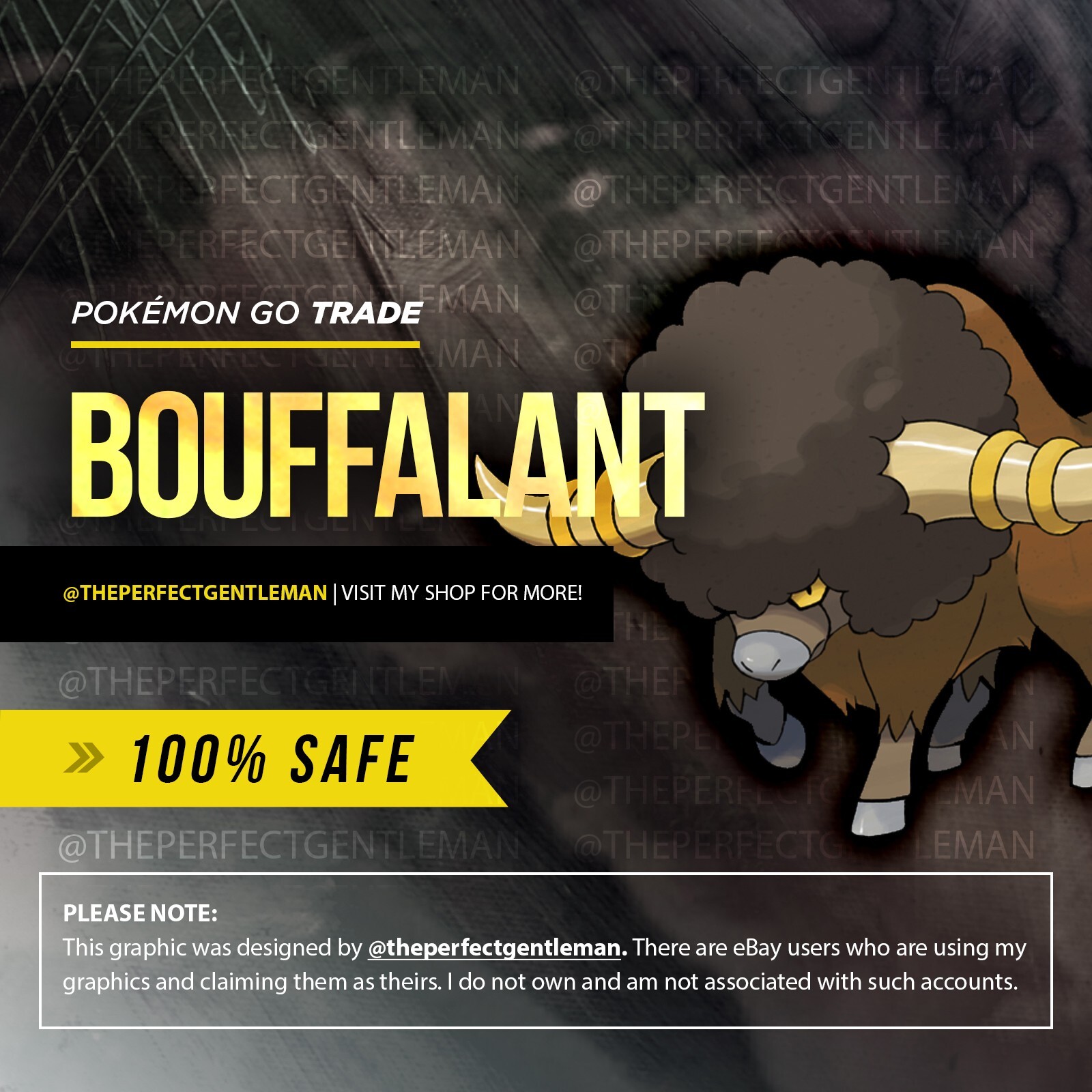 Bouffalant Pokemon #626 GO