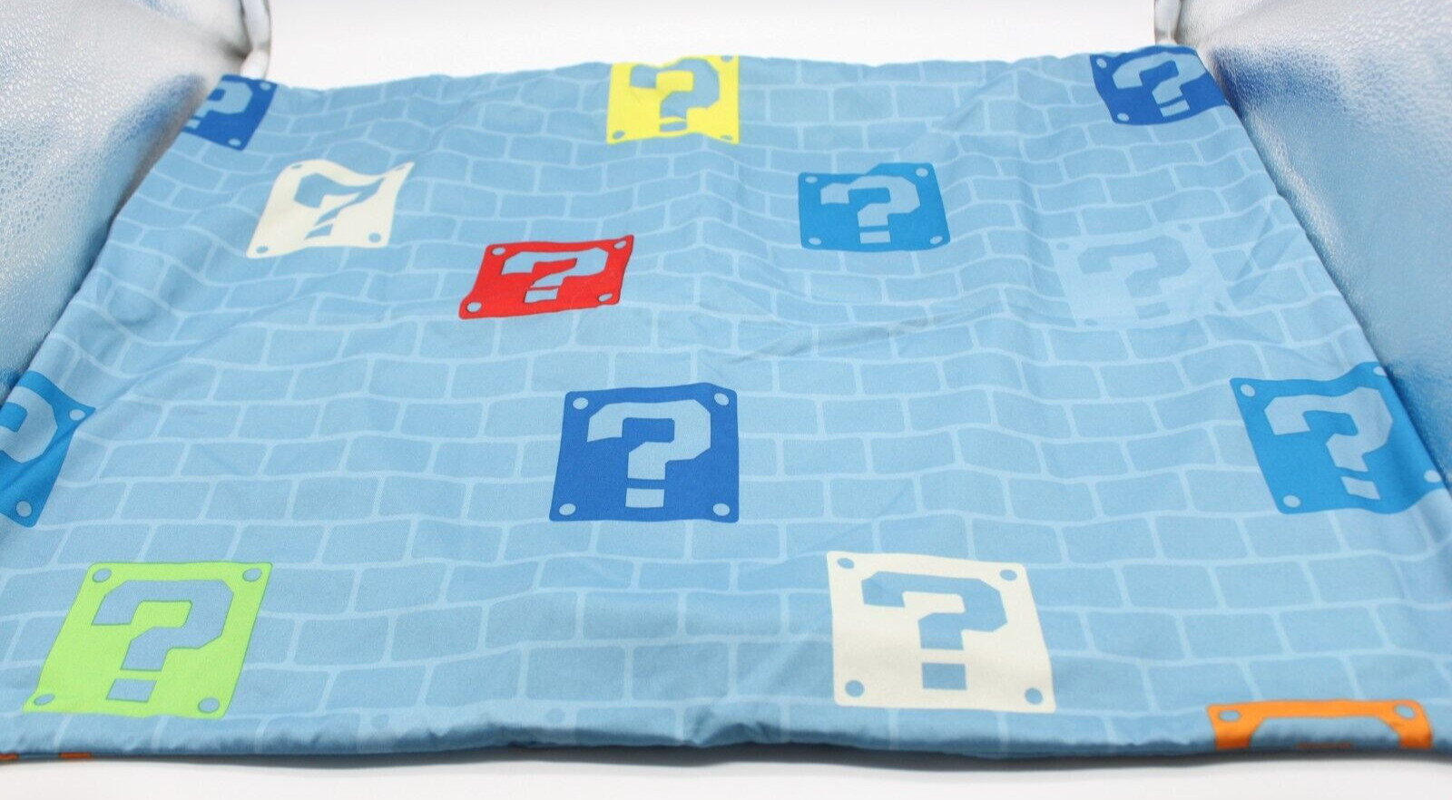 Super Mario Bros. Question Mark Block Pillow Case Sham Fabric