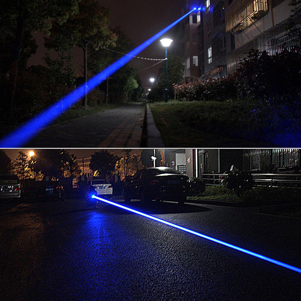 LMX3B Blue Laser Pointer 450nm Adjustable Focus Visible Beam Light Only laser