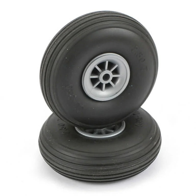 DUB250T DuBro Treaded Wheels, 2-1/2"