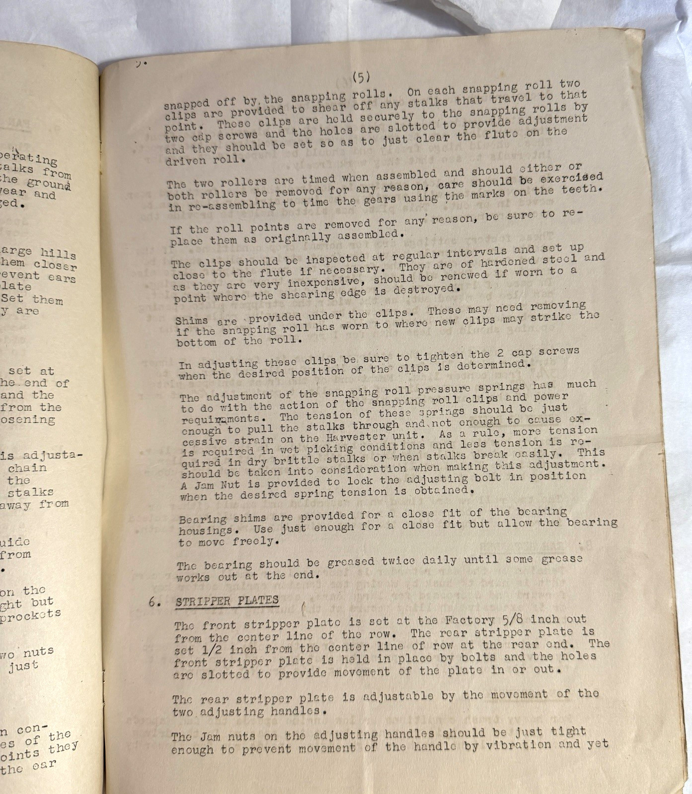 Allis Chalmers 2 Row Corn Harvester Educational Program Operation & Adjust Guide
