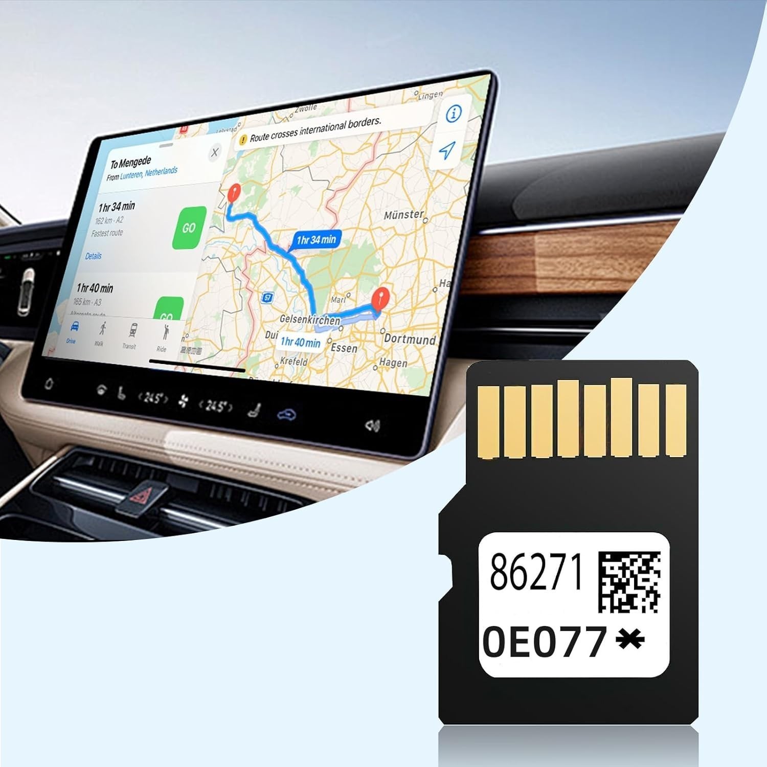 🔥2025 Maps Updated 86271 0E077 Navigation GPS SD Card For Toyota Prius 4 Runner