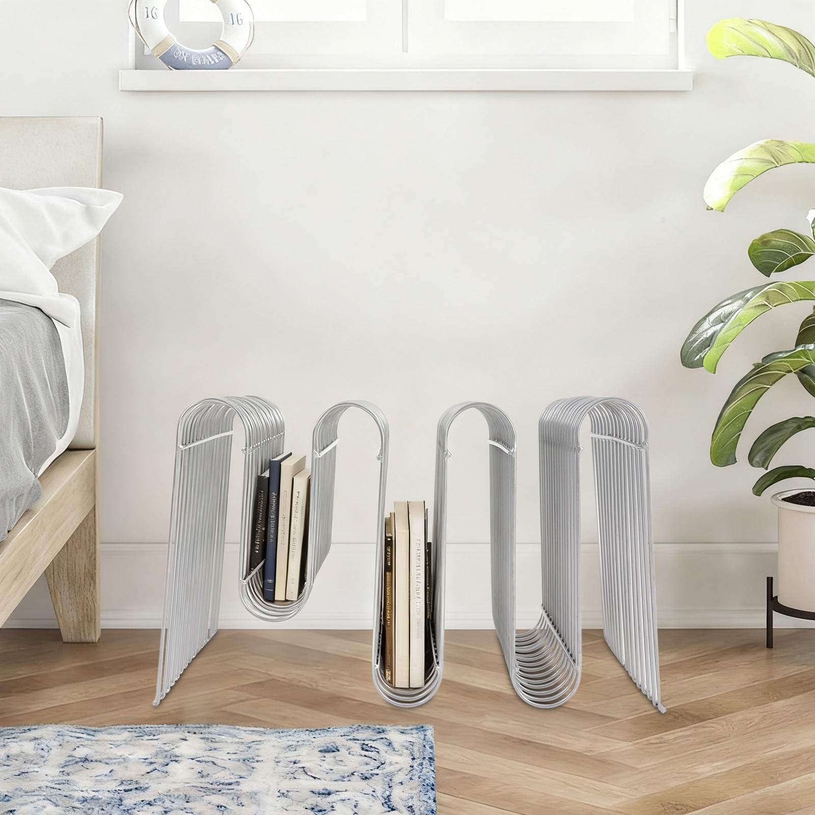Modern Side Table, Side Table, M-shaped Side Table