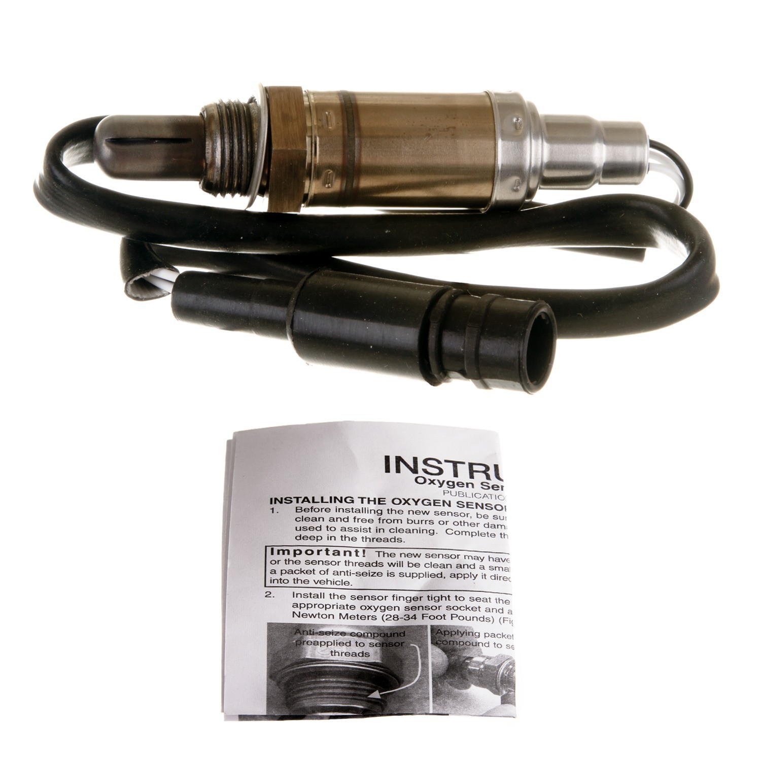 DELPHI Oxygen Sensor Fits 1986-1987 BMW 325es 2.7L L6