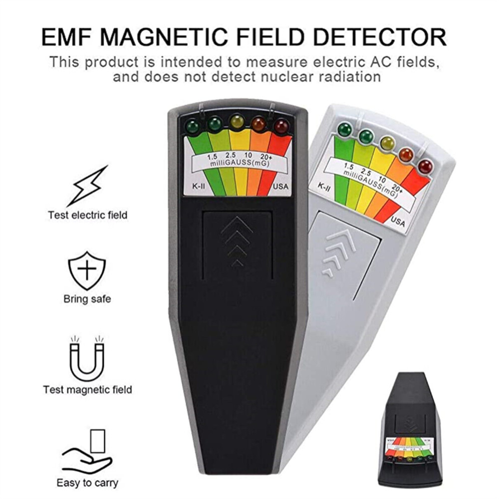 EMF Meter Magnetic Field Ghost Hunting Detector Electromagnetic Radiation Tests