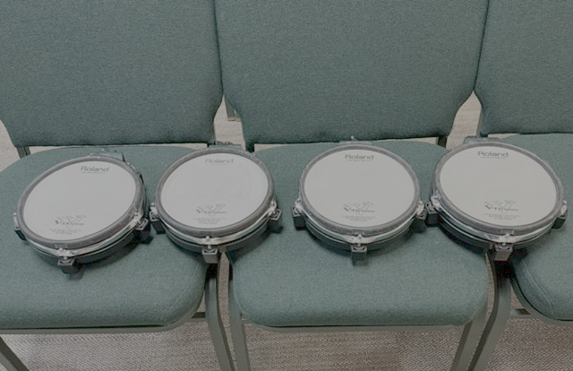 roland electronic drums and cymbals used