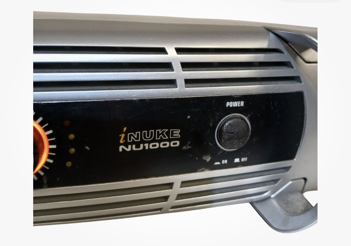 Behringer iNUKE NU1000 High-Density 1000W Power Amplifier Pro Audio - TESTED