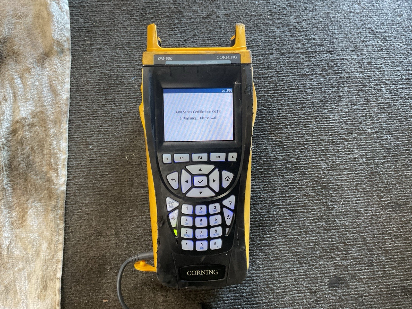 Corning OM-610-MOD-C Fiber Optic Test Module Power Meter OM-600 Series