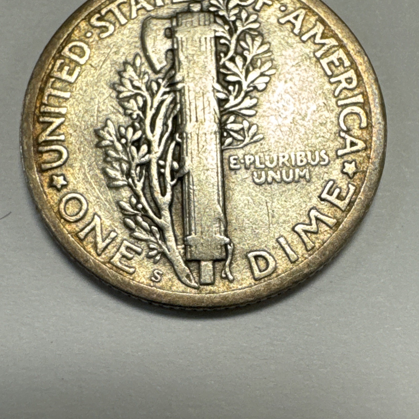 1920-S Mercury Silver Dime VF