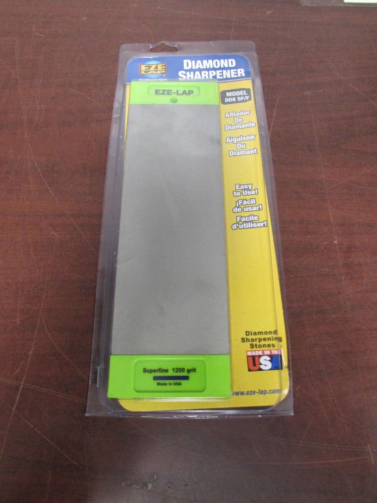 DIAMOND SHARPENER MODEL: DD8FC EZE-LAP DUO-GRIT DOUBLE SIDED STONE (23D)