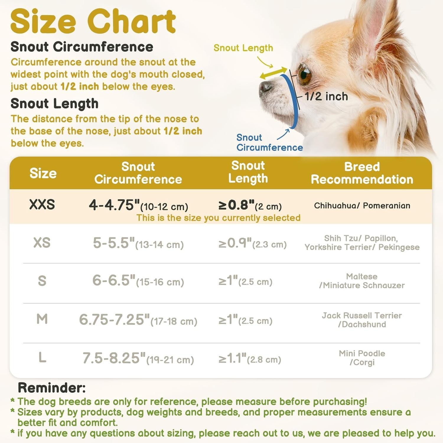 Mayerzon Dog Muzzle Soft Mesh for Small/Medium/Large Dogs- Size Small