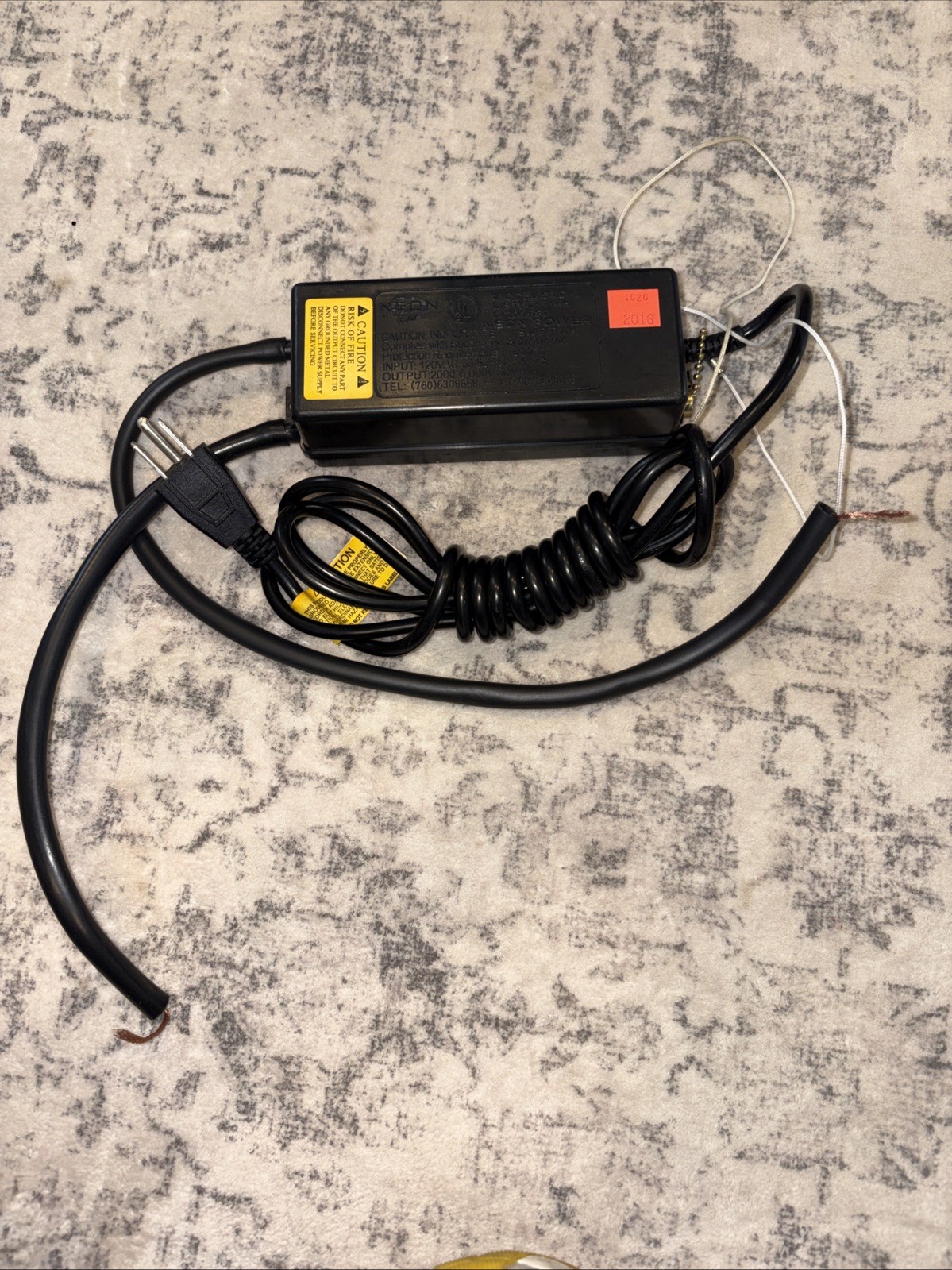 Neon Tech 6AID-L  Neon Power Supply, Used