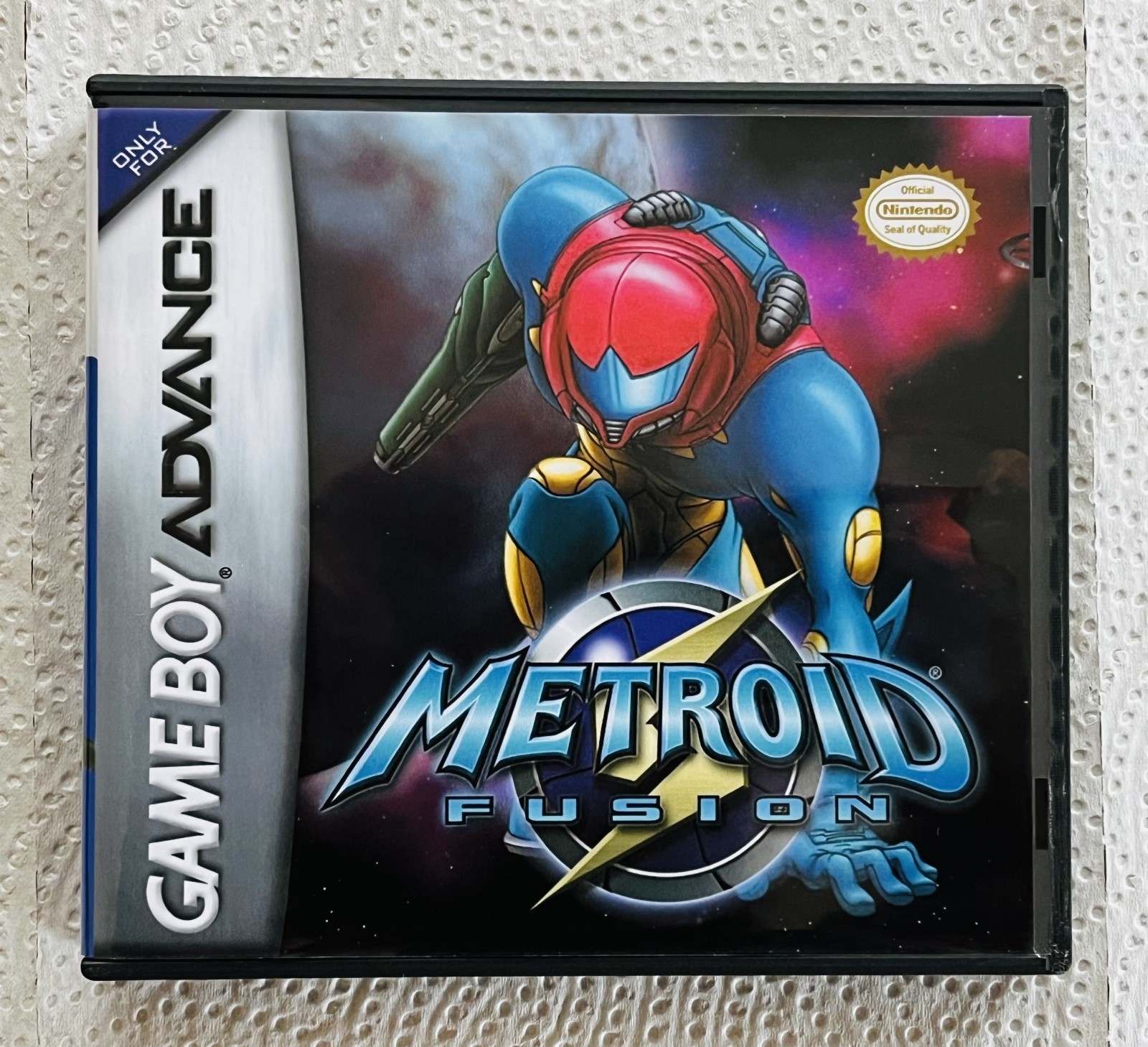 Metroid Fusion Case Only Game Boy Advance Box Nintendo DS Sized