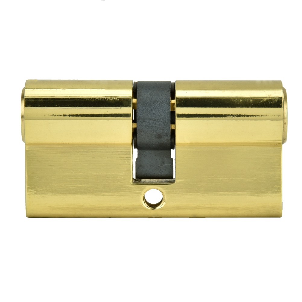 60mm Copper Dual Open Lock Cylinder Anti Theft Door Lock Cylinder With Keys NEW