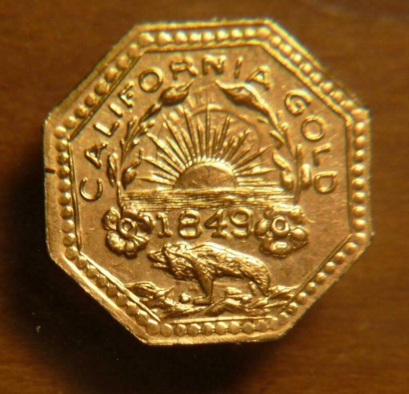 Superb CALIFORNIA GOLD Commemorative Coin #B332