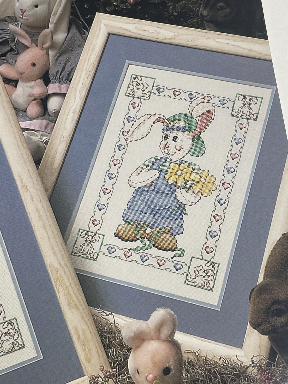 Great Big Graphs Snuggle Bunnies Cross Stitch Pattern