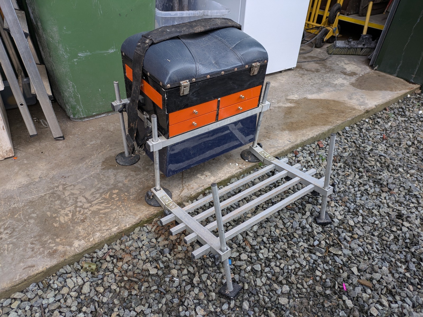Maver Seat Box Fishing Seat Box Browning, Lots Of Drawers, Some Kit Included