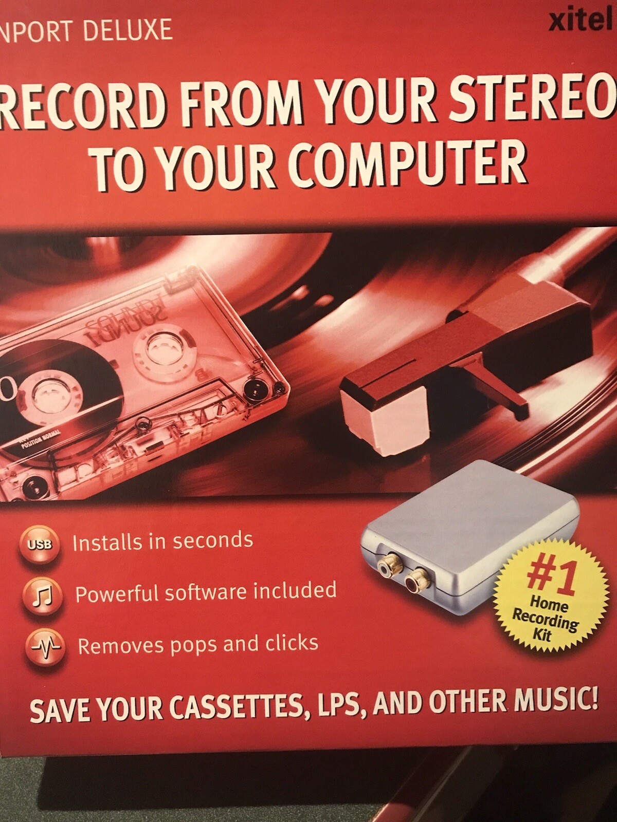 Record Software XiteI port Deluxe From Your Stereo To Your Computer New