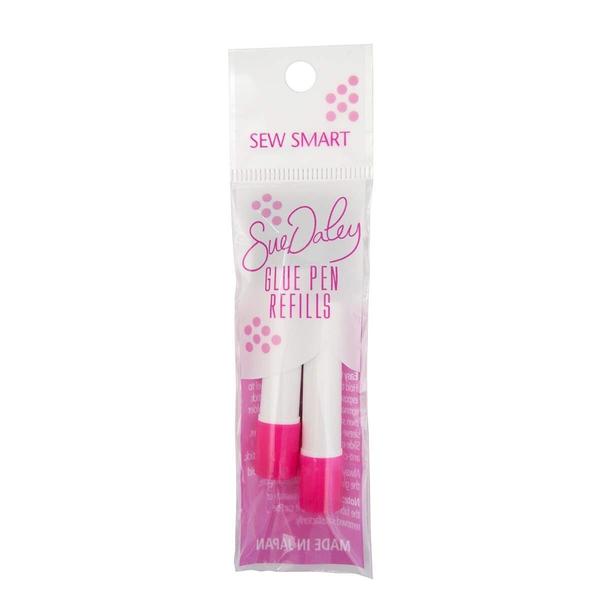 Sewline Sue Daley Designs 2 Fabric Glue Pen REFILLS Sewing Quilting EPP