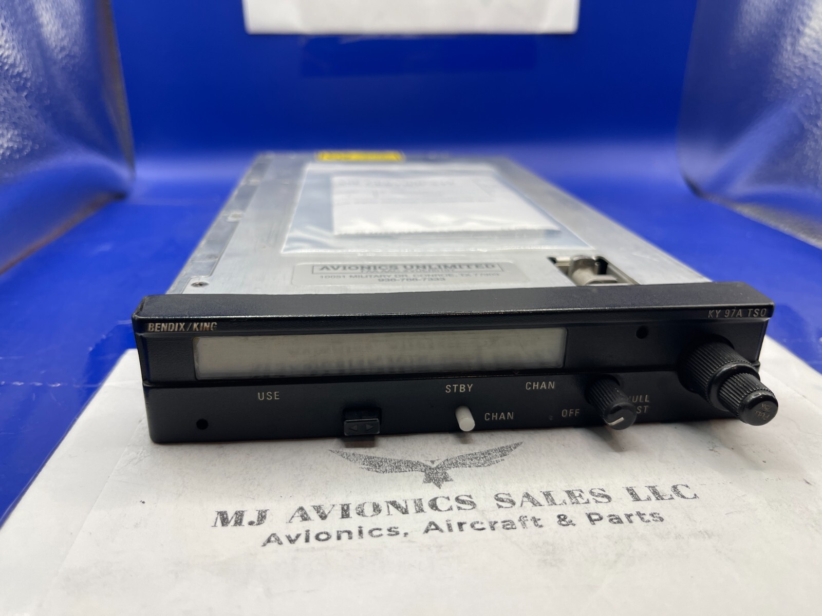 BENDIX/KING KY 97A 14 VDC P/N 064-1051-70 WITH  FRESH FAA FORM 8130-3