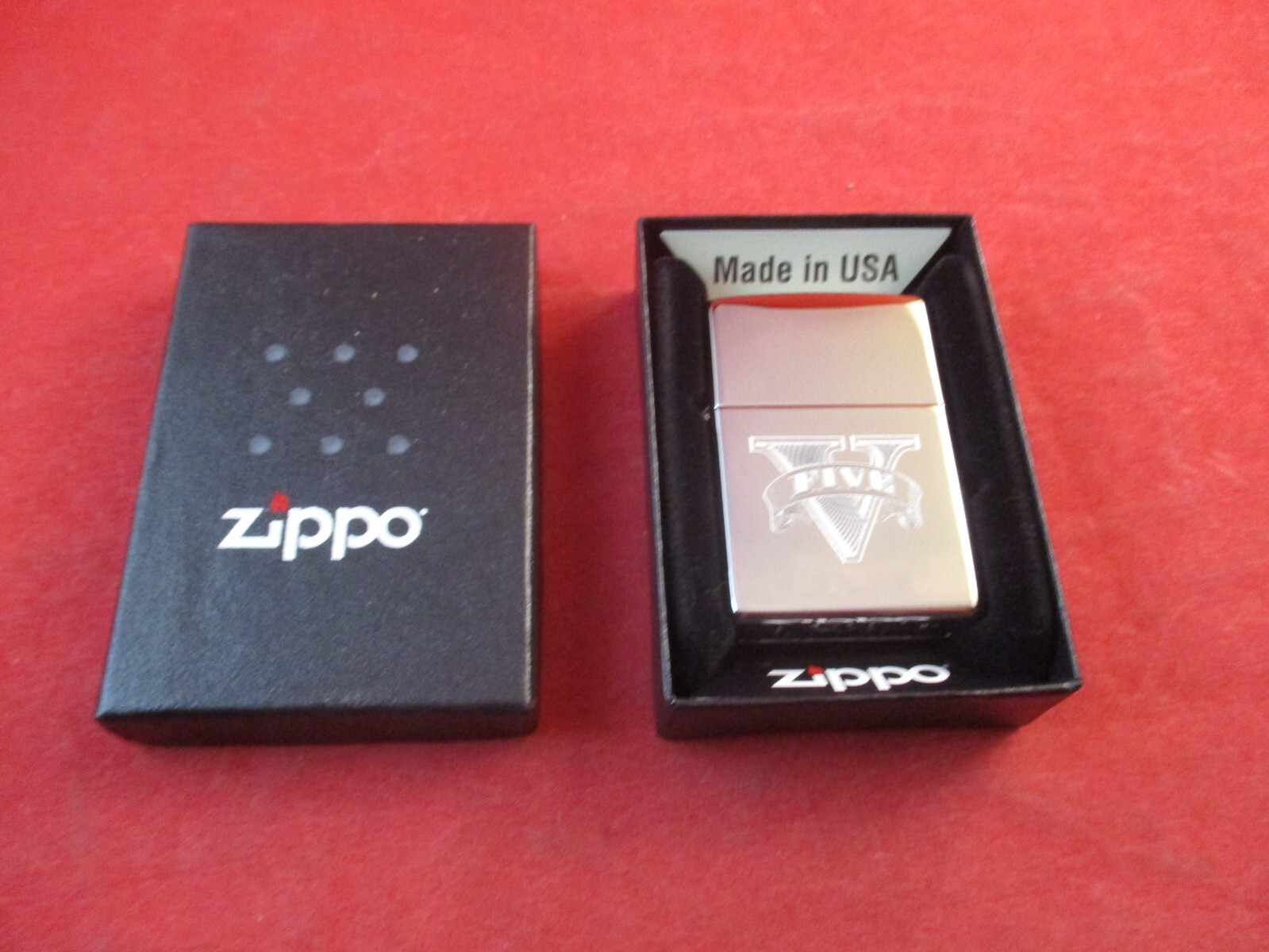 Grand Theft Auto V Rockstar Games Playstation Xbox Promo Zippo Lighter *NEW*