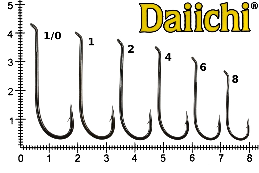 Daiichi 2441 Salmon Irons  Classic Style Hooks -- fly tying