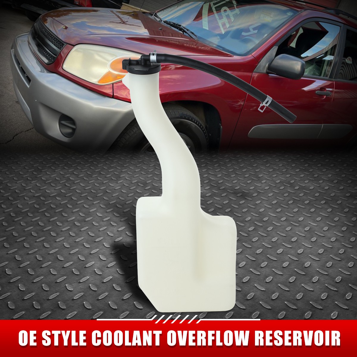 FOR 01-05 TOYOTA RAV4 OE STYLE COOLANT OVERFLOW RESERVOIR TANK BOTTLE+CAP+HOSE