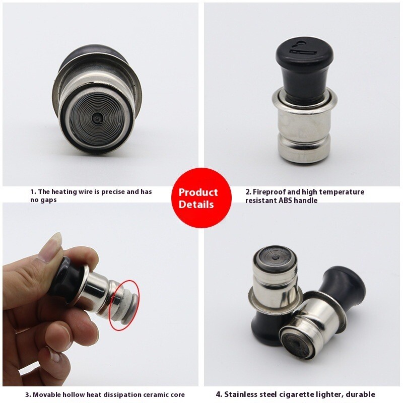 Car Interior Cigarette Cigar Fag Lighter Element Plug Replacement 12V 1pcs