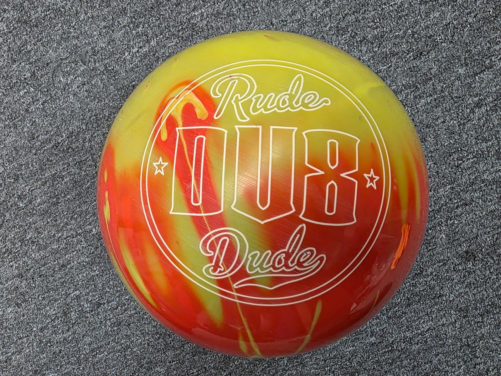 15 lbs USED DV8 RUDE DUDE bowling ball