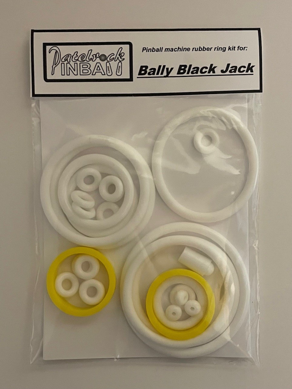 1977 Bally Black Jack Pinball Machine Rubber Ring Kit