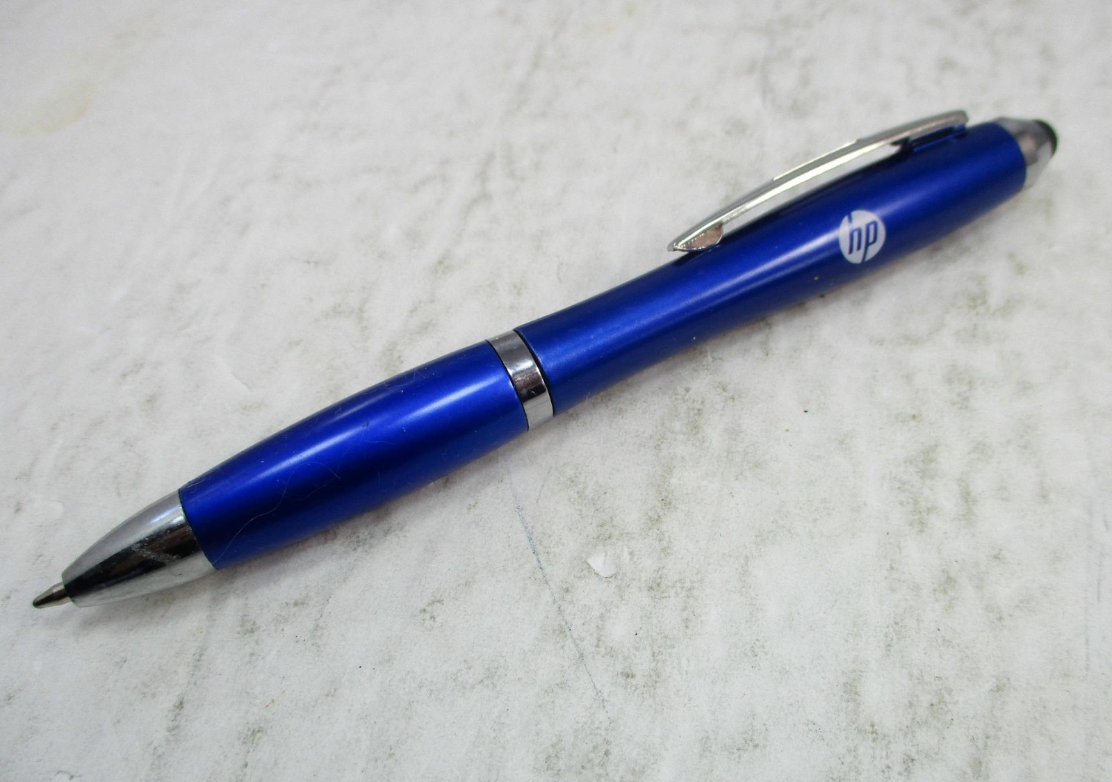 HP Hewlett Packard Logo Blue Ballpoint Pen