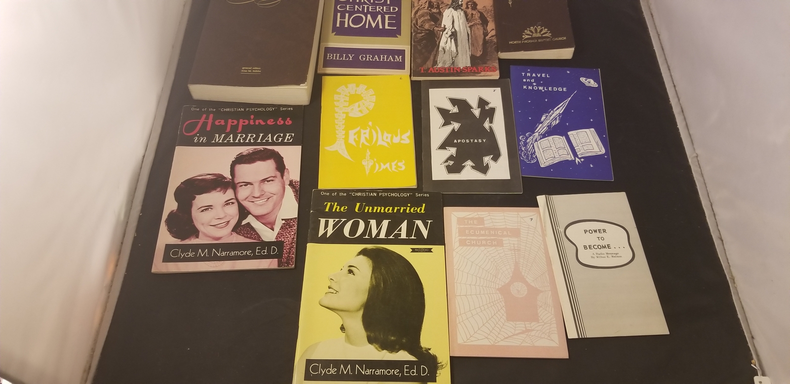 Lot Of 11 1960-1980s Religious Booklets & Books On Scriptures, Marriage, MORE