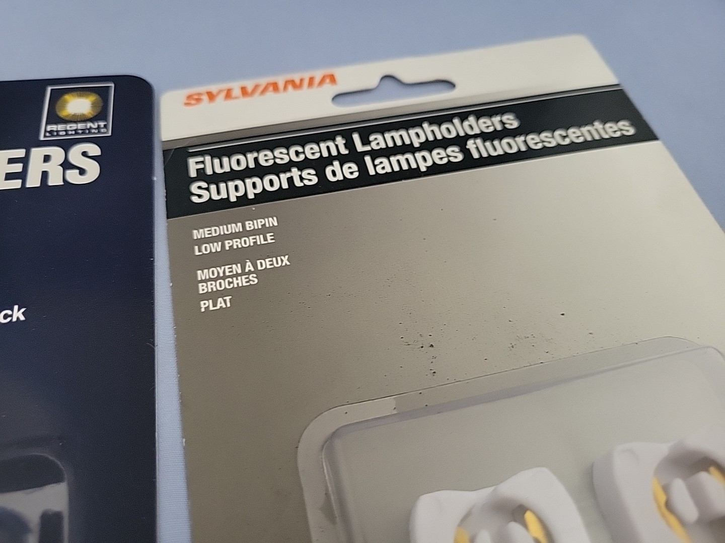 Medium Bi-Pin Fluorescent Lamp Holders - Model 4000-SIC & Another Package