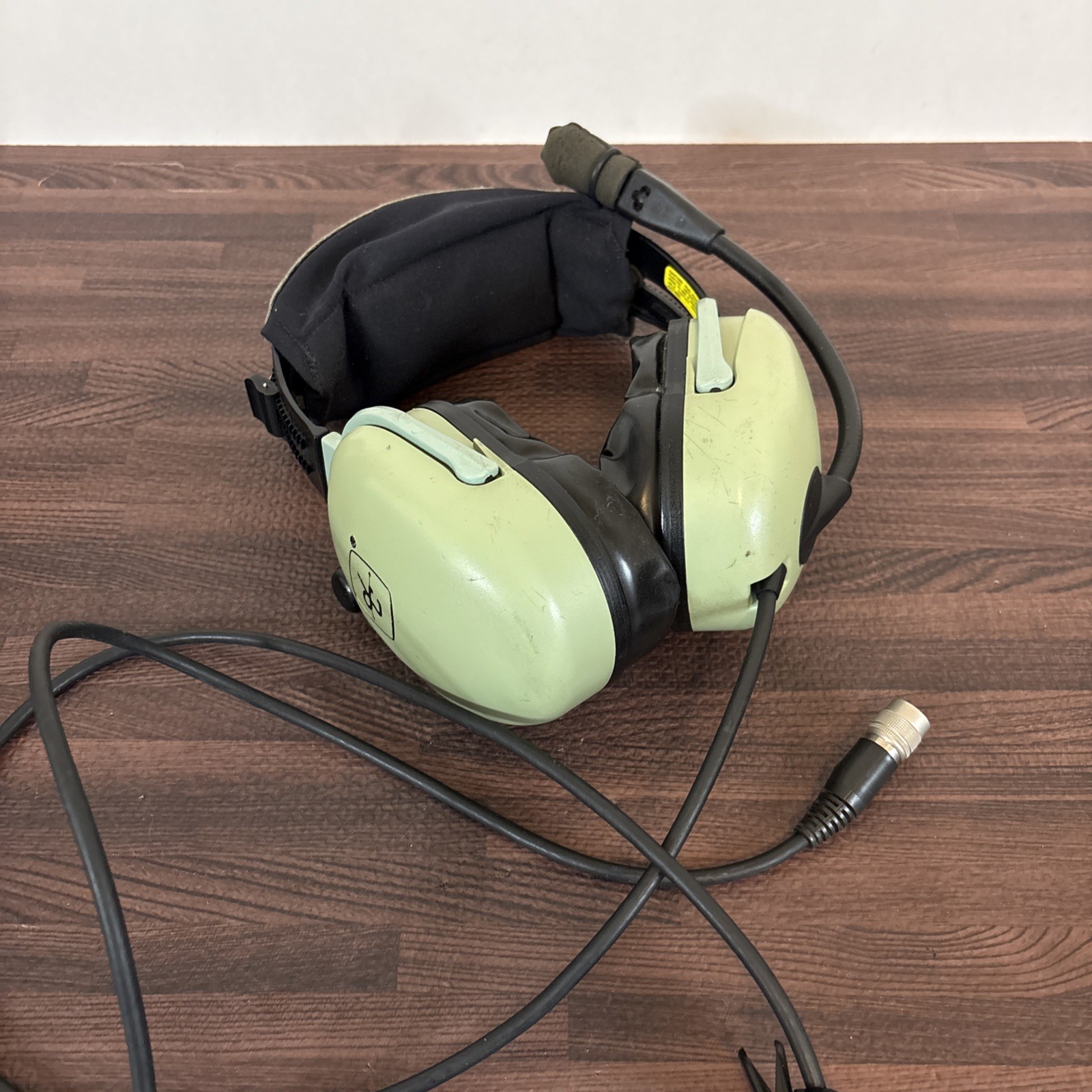 David Clark H20-10x ANR Aviation Headset Dual Plug Headset - Not Tested