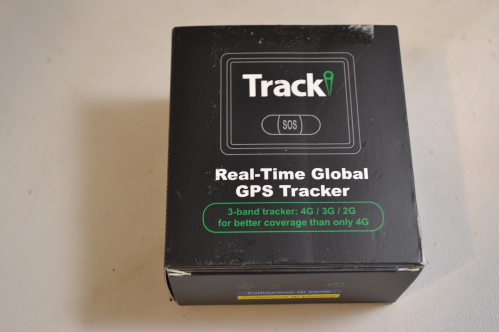 Tracki Real-Time Global GPS Tracker 3-Band Tracker: 4G/3G/2G