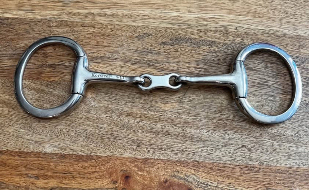Korsteel eggbutt snaffle bit “5-1/2” inch Never Used
