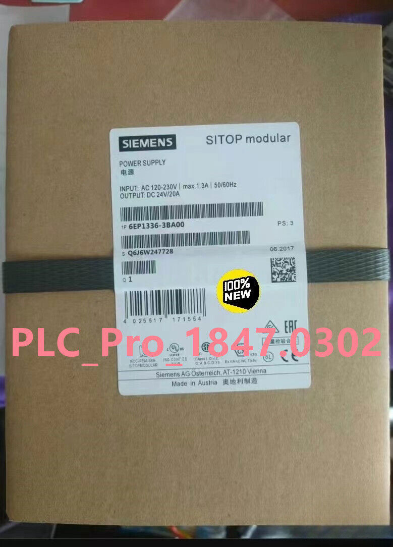 6EP1336-3BA00 1PCS Brand New Siemens 6EP1336-3BA00 Power Module   Fast delivery
