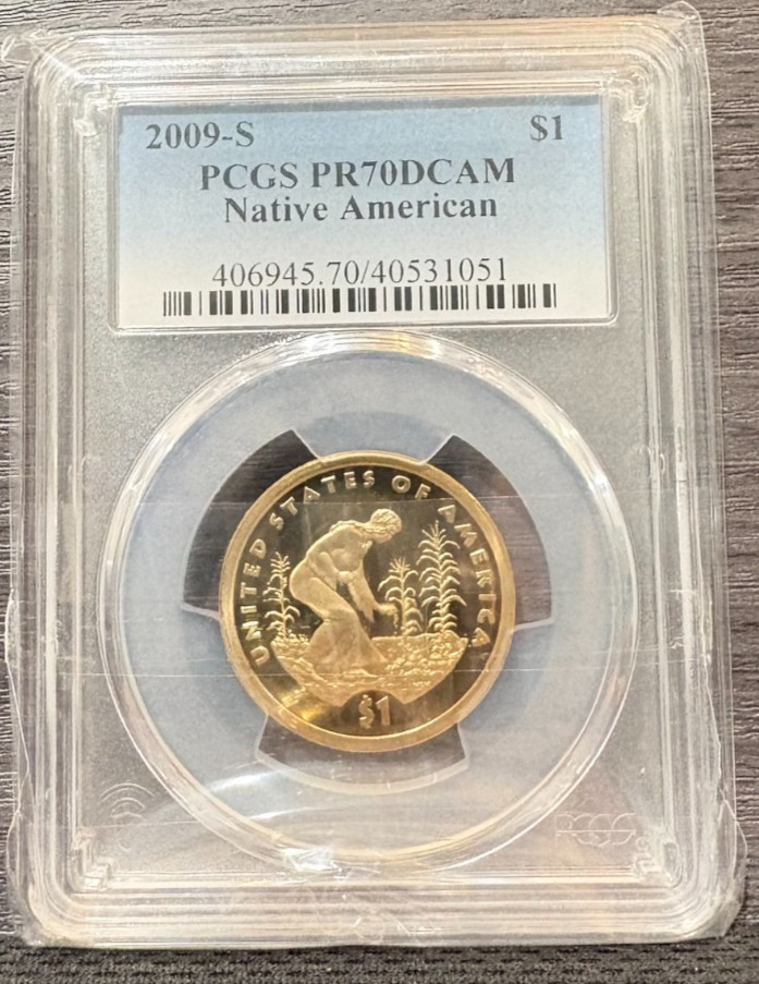 2009-S Native American Dollar PR70DCAM PCGS Certified!