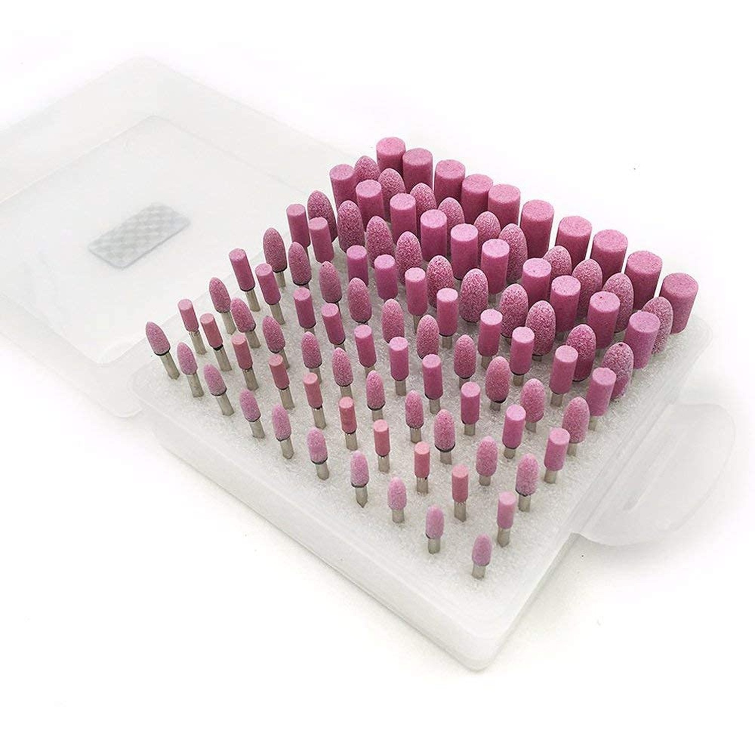 𝐋𝐮𝐨 𝐤𝐞 100 Pcs Rotary Grinding Stone - 1
