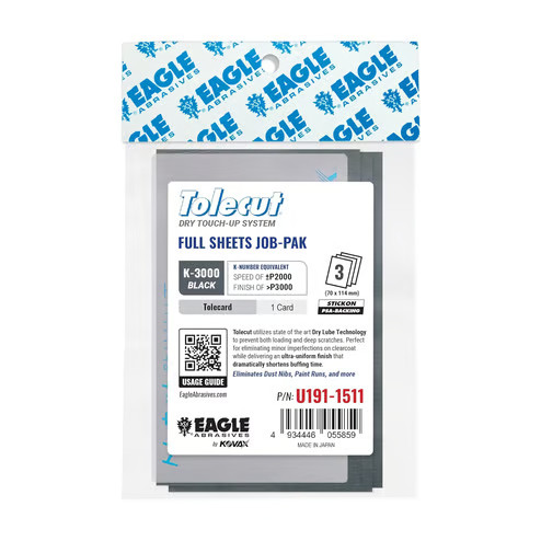 Eagle Abrasives Tolecut Sheets - Black w/ Card