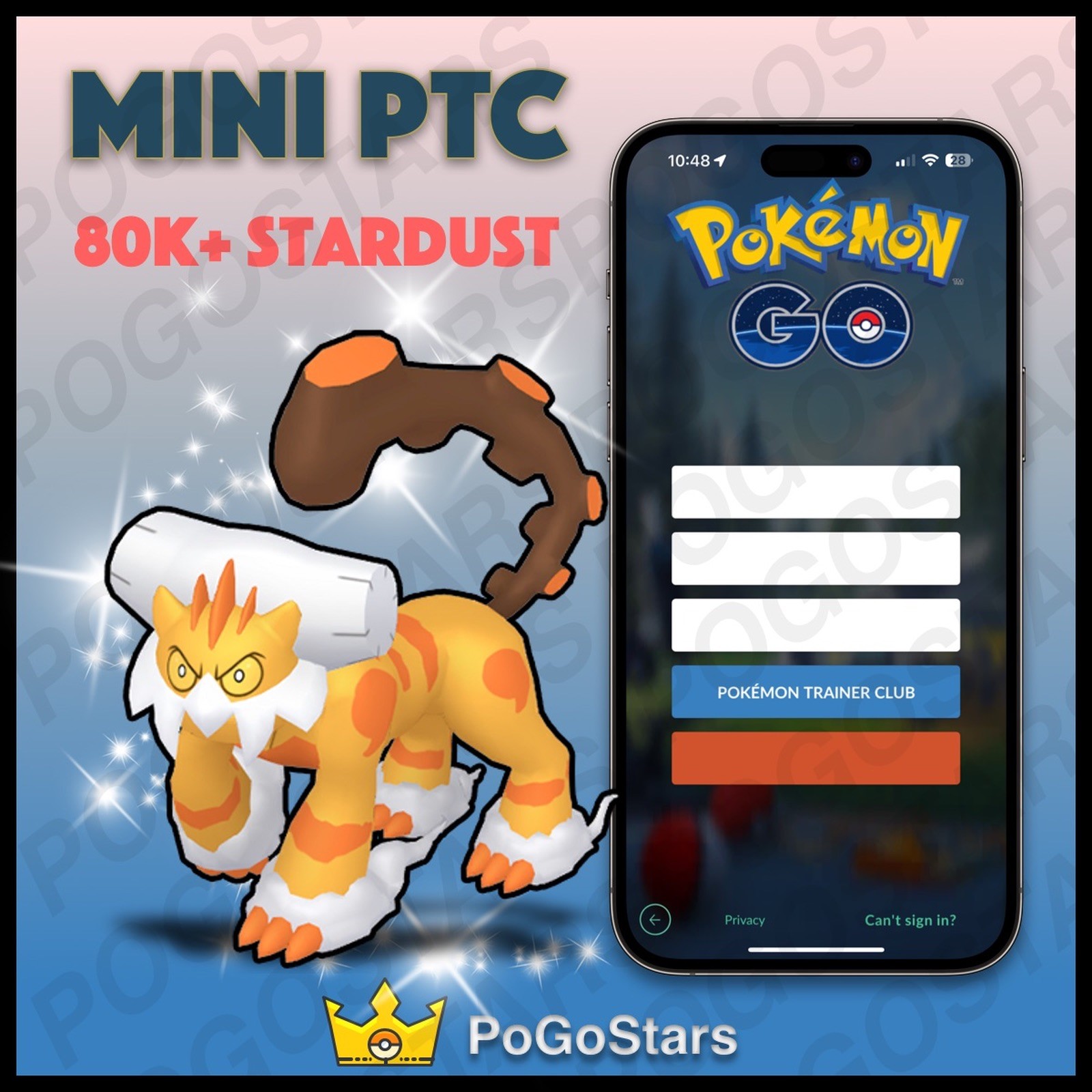 Pokémon PTC Go - Shiny Landorus Therian - 80K Stardust✨Read Description✨