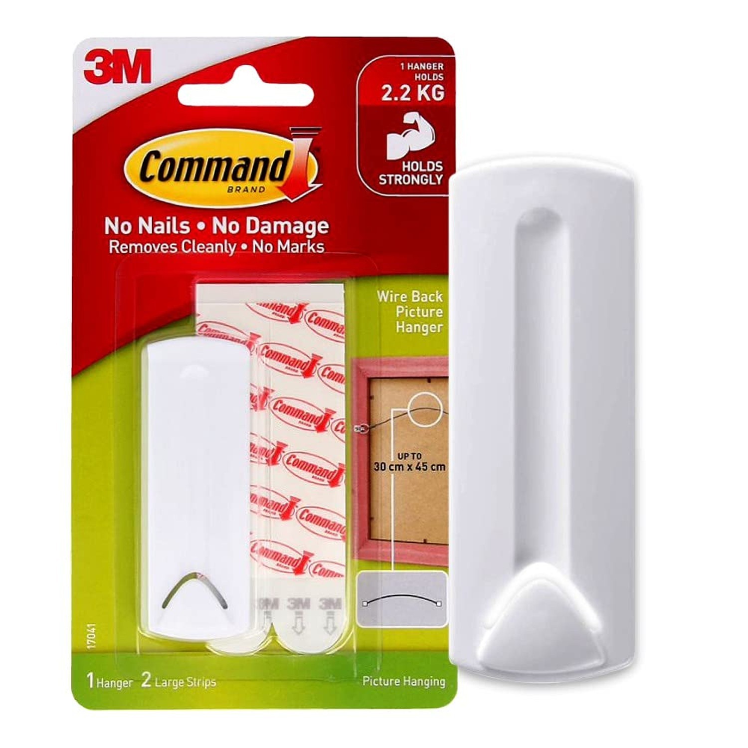 Command Wire-Back Frame Hanger, 5 lb Capacity, Decorate Damage-Free, Indoor U...