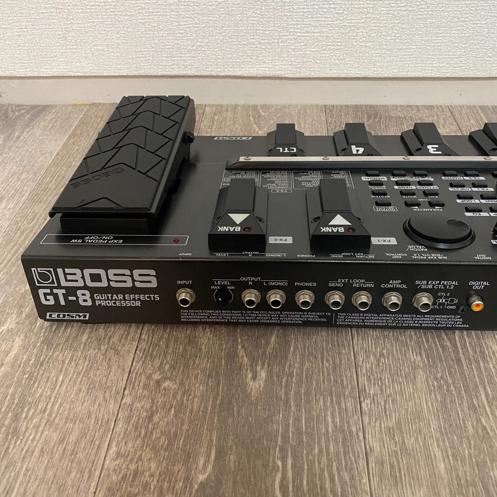 Boss GT-8 Guitar Effects Processor Multi Guitar Effect Pedal Used w/Adapter FmJP