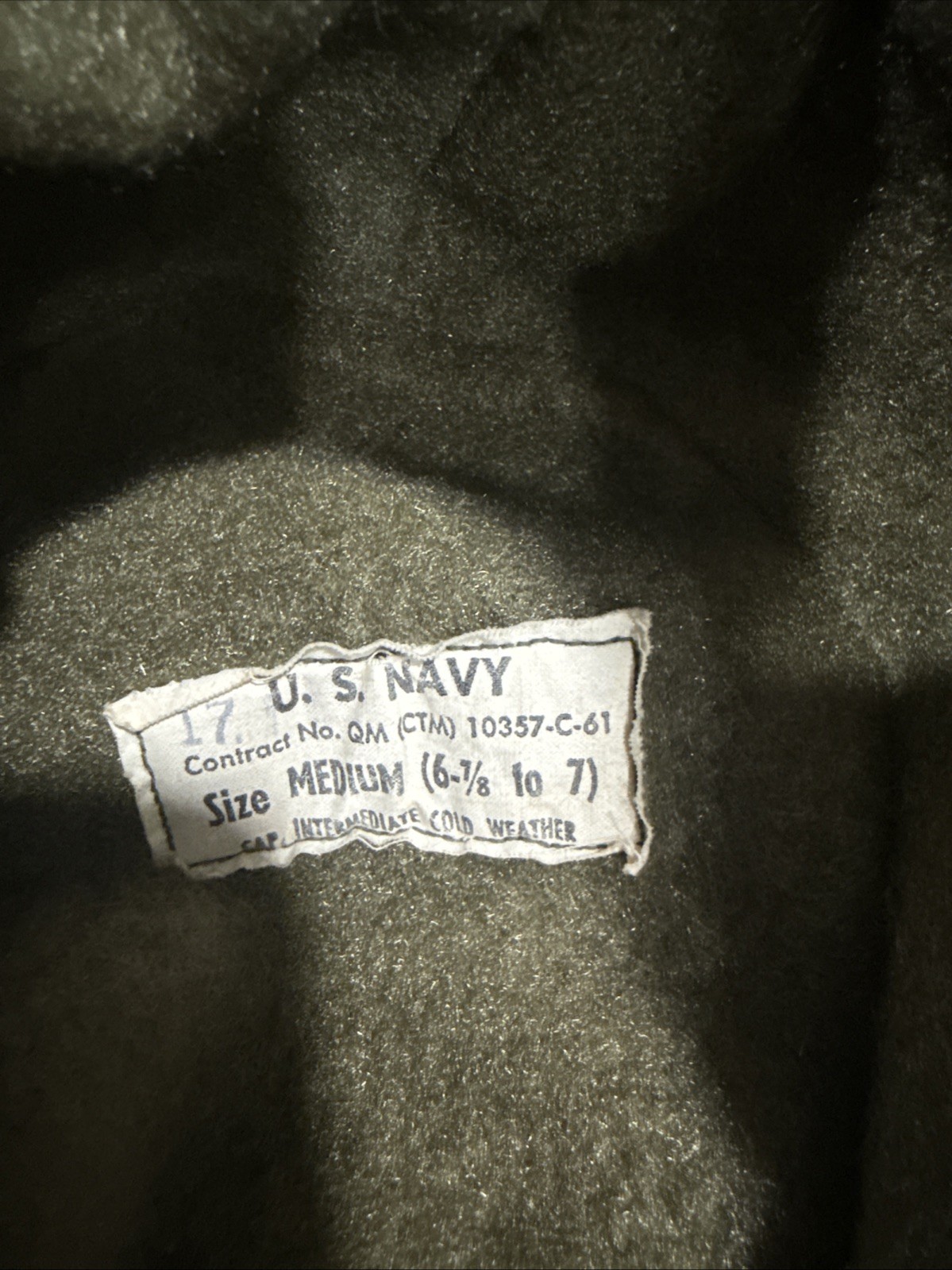 US Navy Intermediate Cold Weather Cap