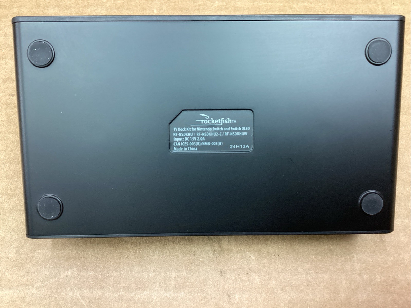 Rocketfish RF-NSDKHU TV Dock Kit For Nintendo Switch - Black