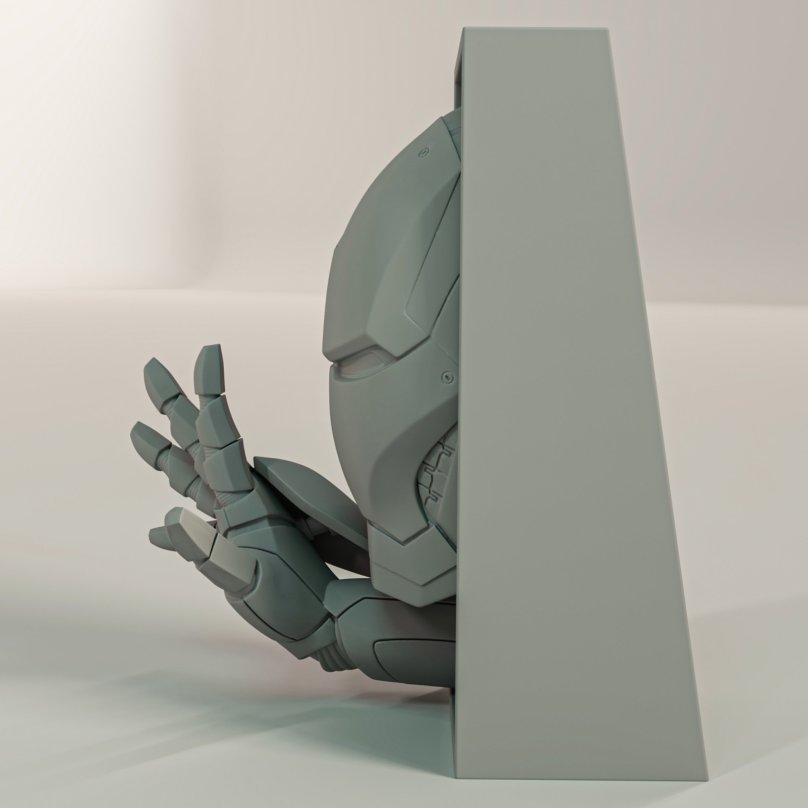 Iron Man Helmet - Avengers Inspired Book Nook & Wall Mount Unpainted